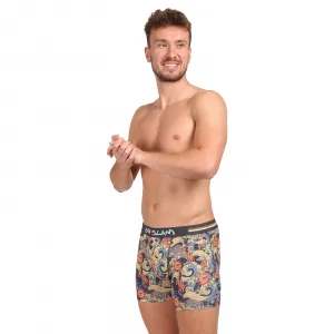 Pánske boxerky 69SLAM fit bamboo ANCIENT WAVES GILBERT (MPBANW-BB) M, trenky
