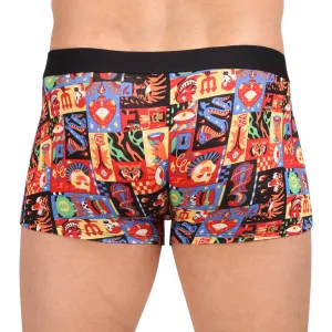 Pánske boxerky 69SLAM hip bamboo WEIRD BLOCK ELIJAH (MHBWBK-BB) M, trenky