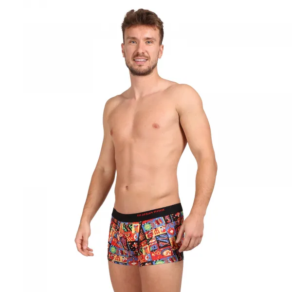 Pánske boxerky 69SLAM hip bamboo WEIRD BLOCK ELIJAH (MHBWBK-BB) M, trenky