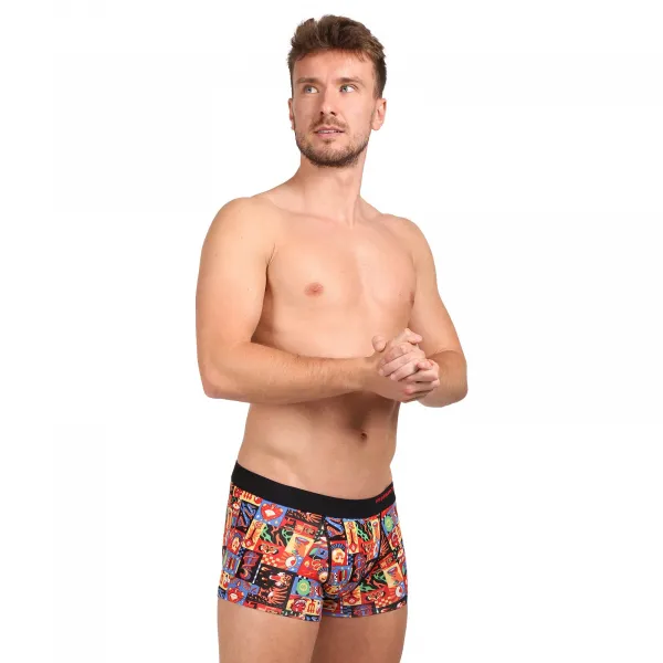 Pánske boxerky 69SLAM hip bamboo WEIRD BLOCK ELIJAH (MHBWBK-BB) M, trenky