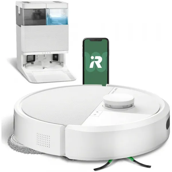 iRobot Roomba Plus 405 Combo + AutoWash dock - white - Robotický vysávač s mopom