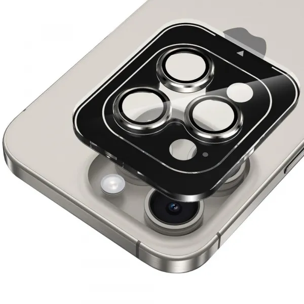HOFI Camring ochranné sklo na kameru na iPhone 15 Pro / 15 Pro Max, priesvitné