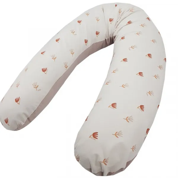 Vankúš na dojčenie velvet Beige Meadow 180cm