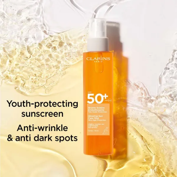 Clarins Sun Body Mist SPF50+ opaľovacia hmla v spreji na telo SPF 50+ 150 ml