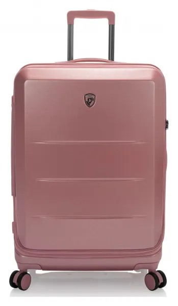 Stredný škrupinový kufor Heys EZ Fashion M Rose Gold