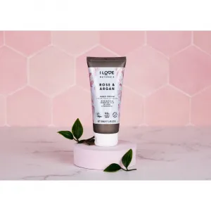 I Love Naturals Rose & Argan hydratačný krém na ruky s vôňou ruží 100 ml
