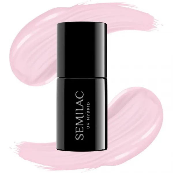 Semilac UV Hybrid Special Day gélový lak na nechty odtieň 002 Delicate French 7 ml