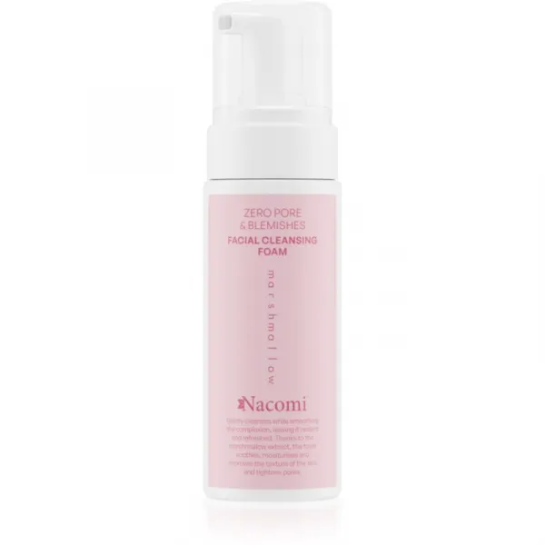 Nacomi Zero Pore & Blemishes čistiaca pena Marshmallow 150 ml