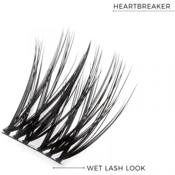 Nanolash DIY Eyelash Extensions trsové nalepovacie mihalnice bez uzlíka Heartbreaker 36 ks