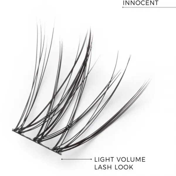 Nanolash DIY Eyelash Extensions trsové nalepovacie mihalnice bez uzlíka Innocent 36 ks