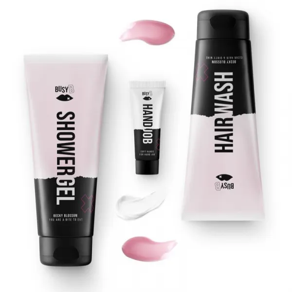Angry Beards BusyB Shower Set Becky Blossom