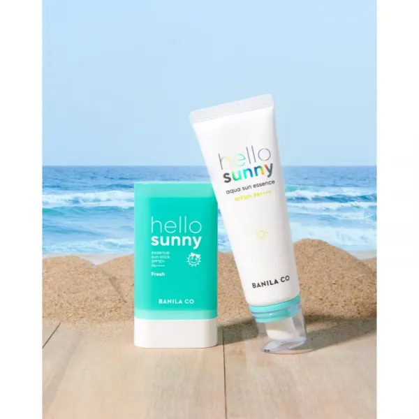 Banila Co. hello sunny Fresh Essence Sun Stick ľahký ochranný krém na tvár SPF 50+ 50 ml