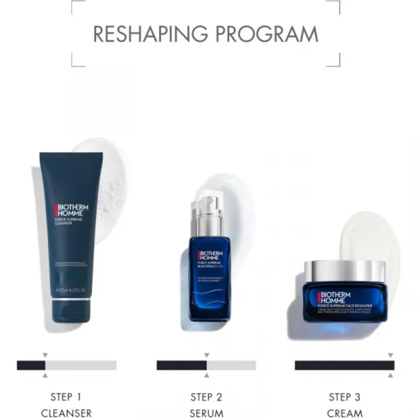 Biotherm Homme Force Supreme Face Reshaper Cream remodelačný denný krém pre mužov 50 ml