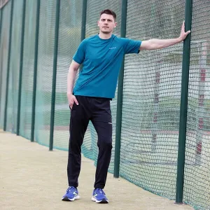 PROGRESS TRAINER Pánske nohavice na behanie, čierna, veľkosť