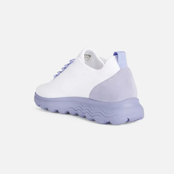 White women's sneakers Geox Spherica A - Women's