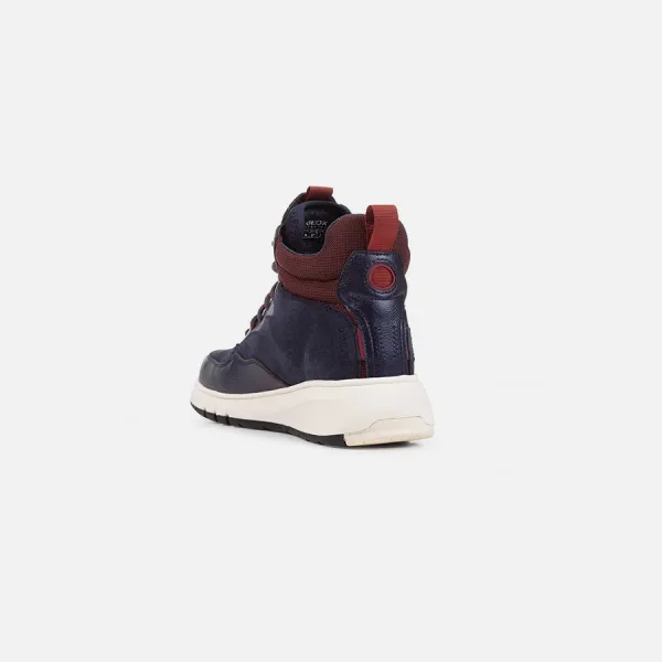 Dark blue women's ankle boots Geox Aerantis - Women's