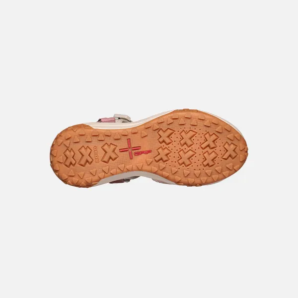 Beige women's sandals Geox Sorapis + Grip A - Women's