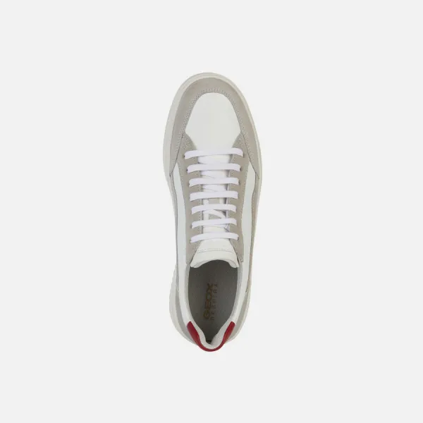 White men's sneakers Geox Segnale A - Men's