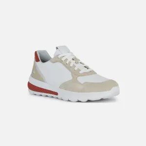White men's sneakers Geox Spherica Actif A - Men's