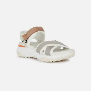 Grey women's sandals Geox Sorapis + Grip A - Women's