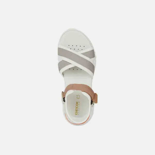 Grey women's sandals Geox Sorapis + Grip A - Women's