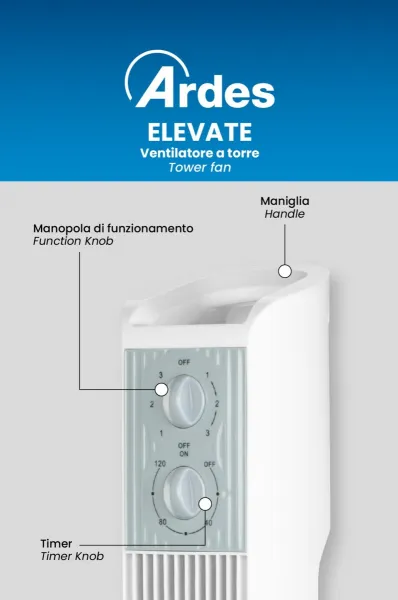 Stĺpový ventilátor T802