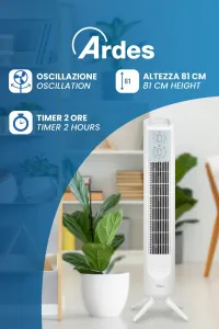 Stĺpový ventilátor T802