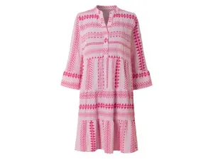 esmara® Dámske tunikové šaty (ružová, S (36/38))