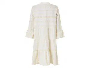 esmara® Dámske tunikové šaty (krémová, S (36/38))