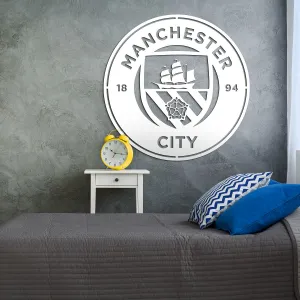 Drevené logo klubu - Manchester City