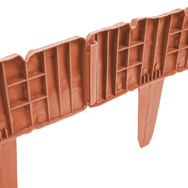 4Home Záhradná palisáda - obrubník Terracotta, 2,5 m