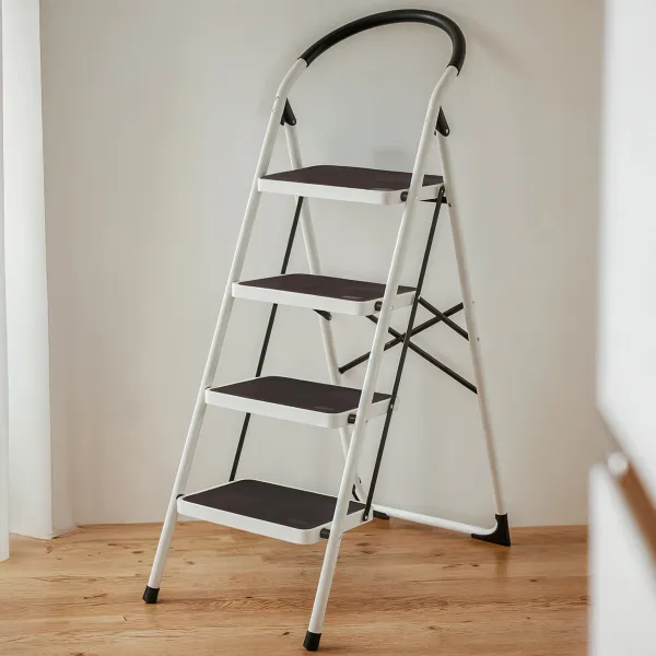 4Home Skladacie oceľové schodíky Steps, 4 stupne, 4 stupne