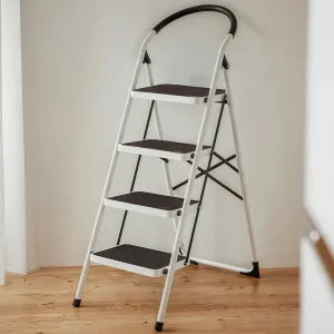 4Home Skladacie oceľové schodíky Steps, 4 stupne, 4 stupne