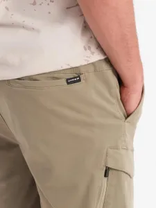 Moderné kapsáčové cargo šortky- olivové