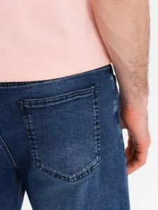 Originálne pánske kraťasy rifľové- modré