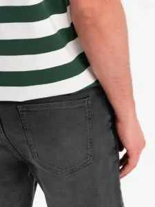 Originálne pánske kraťasy rifľové- šedé