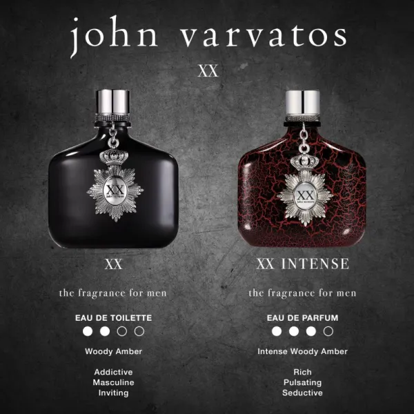 John Varvatos XX Intense parfumovaná voda pre mužov 125 ml