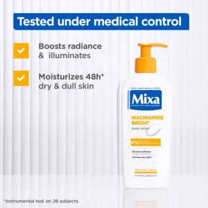 Mixa Niacinamide Bright telové maslo s bambuckým maslom 250 ml