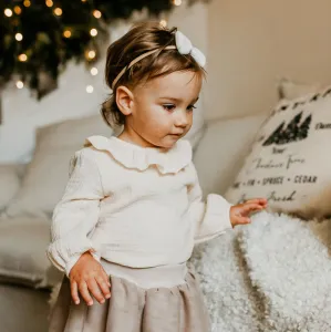 EEVI mašlička do vlasov na gumičke zelená