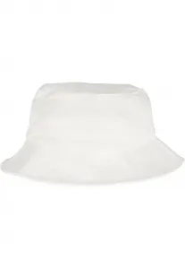 Children's Cap Flexfit Cotton Twill Bucket, White