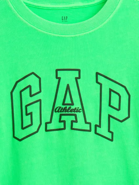 GAP Children's oversize T-shirt Heavyweight Athletic Logo - Boys