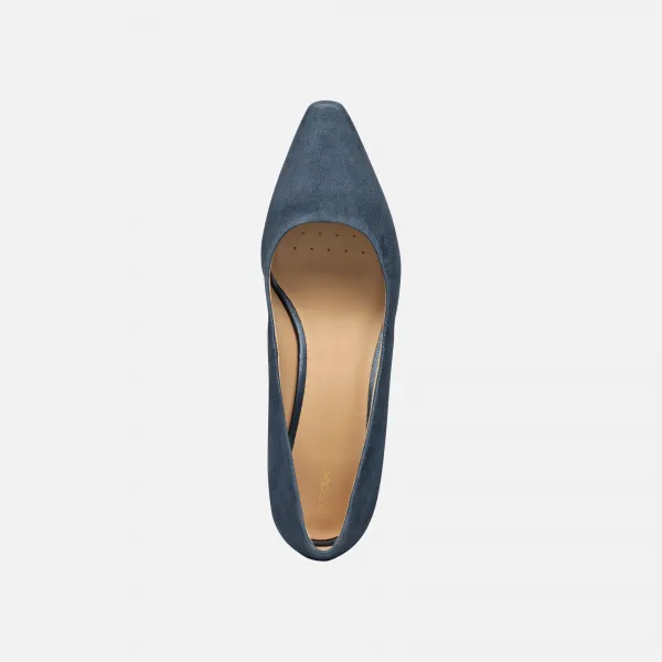 Dark blue women's pumps Geox Giselda - Women's
