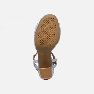 Light blue women's sandals Geox New Eraklia 80 - Women's