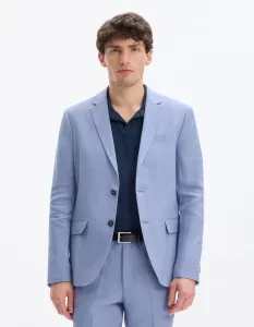 Celio Linen Jacket slim Buhot2 - Men's