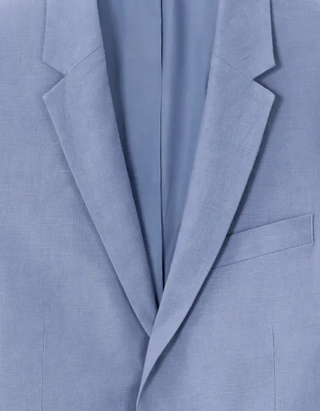 Celio Linen Jacket slim Buhot2 - Men's