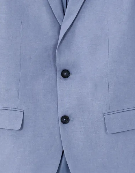 Celio Linen Jacket slim Buhot2 - Men's