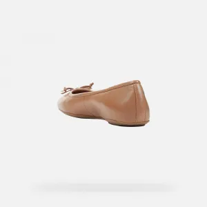 Brown women's ballet flats Geox Palmaria - Women's