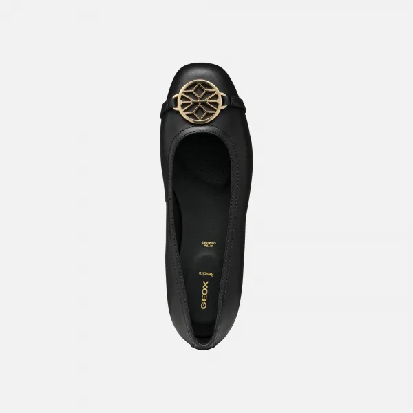 Black women's ballet flats Geox Annytah - Women's