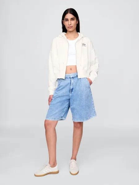 GAP Oversize sweatshirt with VintageSoft Americana logo - Women's