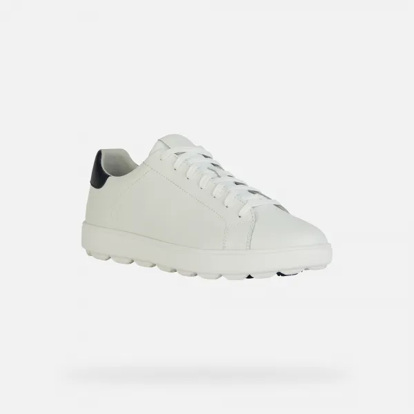 White men's sneakers Geox Spherica ECUB-1 - Men